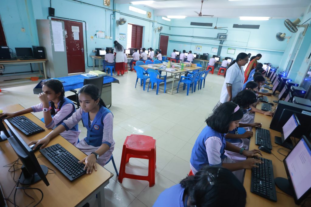 Computer Laboratories at Sree Narayana Public School
