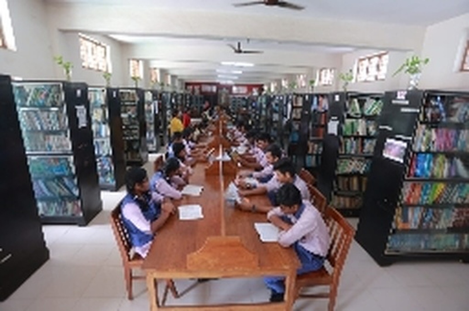Library at Sree Narayana Public School