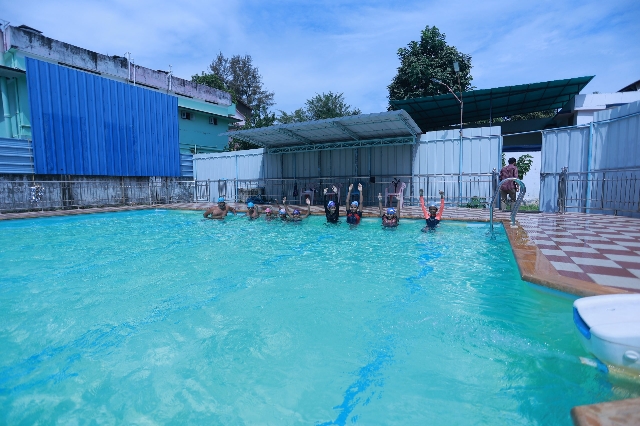 Swimming Pool at Sree Narayana Public School