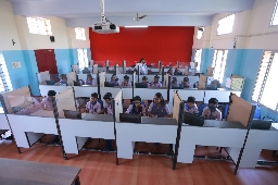 English Language Lab at Sree Narayana Public School