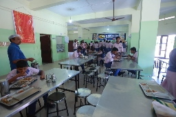 Cafeteria at Sree Narayana Public School